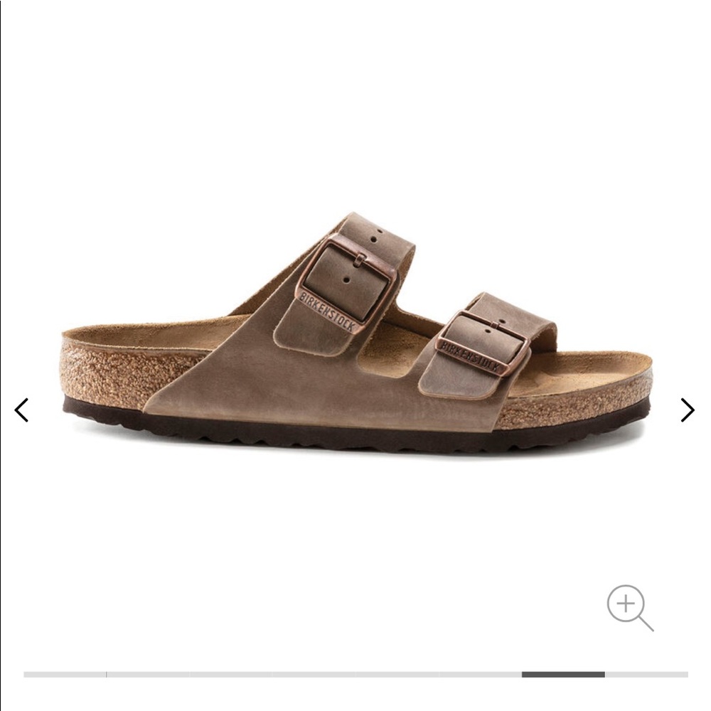 COPY - Arizona Oiled Leather sandal in Tobacco Brown - new with tags EU44/US11-…